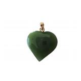 14K Gold Jade Pendant    2.63 grams