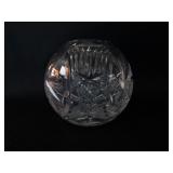 Heavy Cut Crystal Vase 6'H x 6'W x 2.75'D