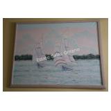 Painting of Sailboats