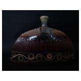 Heavily Glazed Elongated Vessel 8'H x 12'W x 1'D