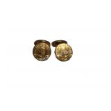 Antique 12K Gold Men's Cufflinks  4.83 gram