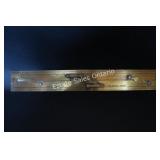 British Nautical Marine Solid Brass Parallel Ruler