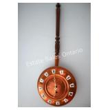 Copper Bedpan Wall Clock