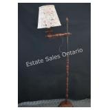 Vintage Wooden Floor Lamp