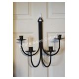 Wrought Iron Candle Wall Hanging 13'H x 15'W x 5.5