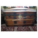 Antique Wooden Trunk