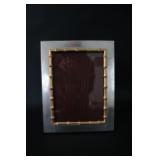 Gucci Silver Plate & Gold Tone Photo Frame