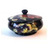 Vintage Moorcroft Hibiscus Bowl with Lid