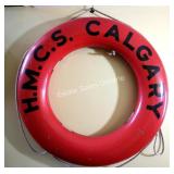 H.M.C.S. Calgary Marine Lifebuoy