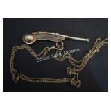 Antique Brass Navy Boatswain Whistle