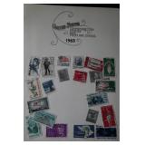 Ten 1963-1965 First Day Covers & Plate Blocks