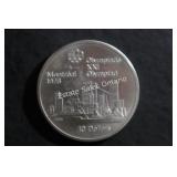 Silver Canadian 1976 Olympic $10 Coin  48.42 grams