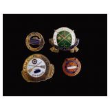 Enameled Ottawa Curling Pins