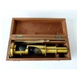 Antique Brass Microscope