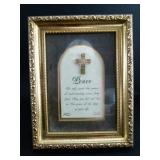 Framed Peace Inspirational Saying 9'H x 7'W