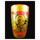 Russian Wooden Art Studio Pencil Pen Holder
