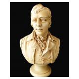 Poet Robbie Burns Bust 19'H x 12'W x 9'D