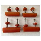 Vintage Butterscotch Bakelite Drawer Pulls
