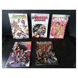 Five Comic Books