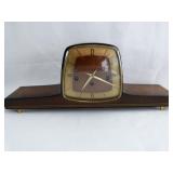 Vintage Walnut Franz Hermle & Sohn Mantle Clock