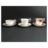 Bone China Cups and Saucers