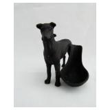 Iron Metal Dog Pipe Holder 3.5'H x 4'W x 2.5'D