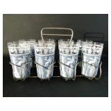 Vintage Jeanette Glass Greek Gods Glasses