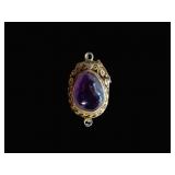 10K Gold Over Sterling Silver Clasp Pendant 6.04 g