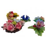 Nine Bone China Floral Place Card Holders