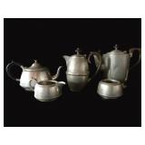 British Civic Pewter Coffee & Tea Service
