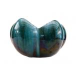 Vintage Blue Mountain Lotus Bowl 3.5'H x 6.5'W