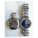 Gitano Men's Watch & Yves Parini Pocket Watch