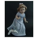 Lladro Nao Porcelain Figurine 7'H x 4'W