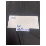 Certificate for Personalized License Plate Cover