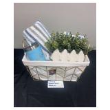 Lake Decor Essentials: Lake Cumberland Tumbler, Towels, Faux Plant and Basket