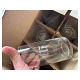 Set of Six Miller Lite Beer Glasses