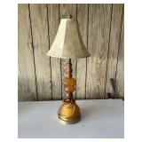 Hobnail Glass Table Lamp with Shade