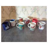 Collection of Holiday and Themed Coffee Mugs (8)