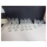 Mixed Lot of 26 Stemmed Glasses