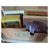 Box Lot of Assorted Cookbooks & National Geographic Magazines
