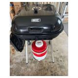 Backyard Grill with Coleman Water Cooler