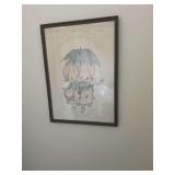 1972 Springbok Editions Framed Print - "Everything is Sweeter When Shared With a Friend"