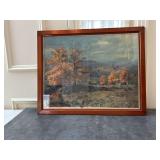 Framed Print of Autumn Landscape