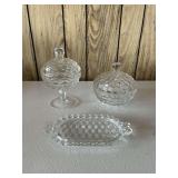 Crystal Candy Dish Set
