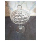 Crystal Candy Dish with Lid