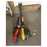 McCulloch Gas Power Blower and Cosco Electric Hedge Trimmer