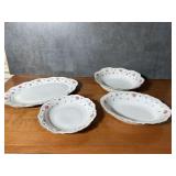 Winterling Heritage Germany Floral Pattern Serving Dishes - 4 Piece Set