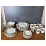 Formalities by Baum Bros Holly Holiday Dinnerware Set