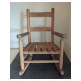 Small Wooden Rocking Chair