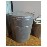 Pair of Galvanized Metal Buckets